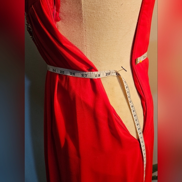 Source Unknown Strapless Red Dress - Picture 4 of 6